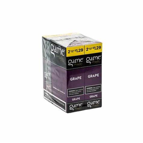 GAME CIGARILLOS - GAME 1.29 GRAPE CIGARILLOS